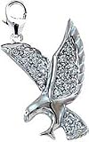 Eagle, 14K Gold Diamond Charm