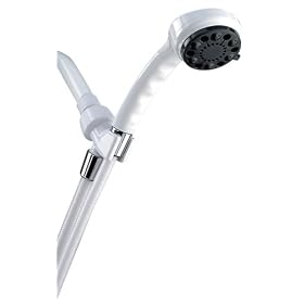 Delta Faucet 75400WH Four-Spray Hand Shower, White