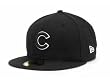 Chicago Cubs 'Black on Black' Fitted 59FIFTY Cap by New Era