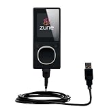 Classic Straight USB Cable for the Microsoft Zune 4GB / 8GB with Power Hot Sync and Charge capabilities - Gomadic Brand w/ TipExchange Technology