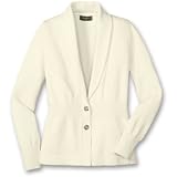 Cotton/Cashmere Shawl Collar Cardigan Sweater