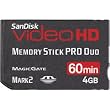 SanDisk SDMSPDHV-004G-A15 4GB Video HD MSPD Memory Card