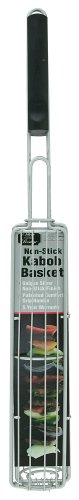Mr. Bar-B-Q Silver Nonstick Oversized Kabob basket