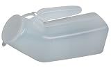 Duro-Med Non-Autoclavable Male Urinal with Cover, Translucent, Case of 50
