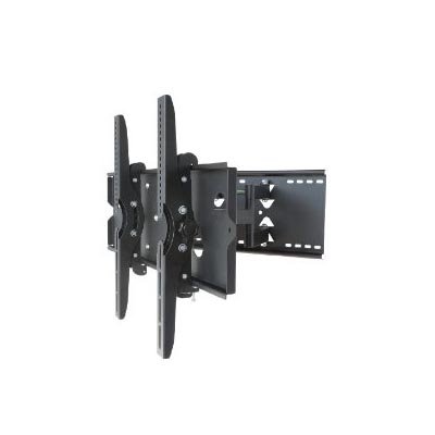 Hercules(by Opteka) HRM-100 Super Strong Plasma and LCD TV Dual-Arm Articulating Wall Mount for 32-Inch to 60-Inch Displays (Black)