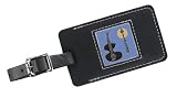 Guitar Leather Luggage Tag