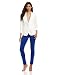 Calvin Klein Jeans Women's Mixed Media Blazer, Star White, Medium