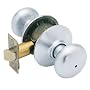 Schlage F40PLY626 Plymouth Privacy Knob, Satin Chrome