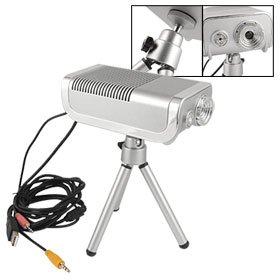 Silver Tone USB Camera Speaker Microphone for Computer