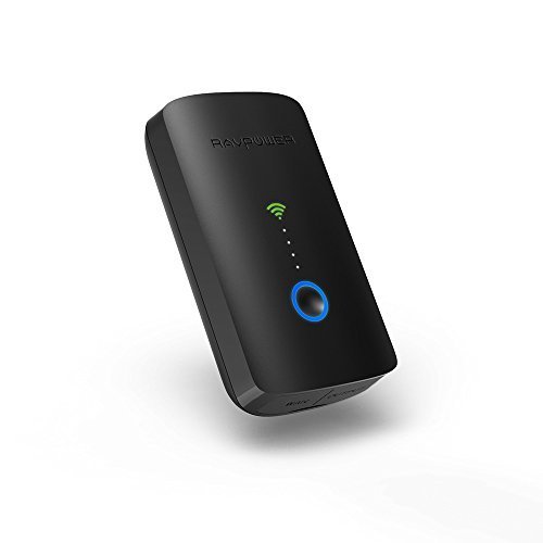 RAVPower FileHub Plus, Versatile Wireless Travel Router, SD Card USB Reader Portable Hard Drive Companion, DLNA NAS Sharing Media Streamer 6000mAh External Battery Pack RAVPower FileHub Plus, Versatile Wireless Travel Router, SD Card USB Reader Portable Hard Drive Companion, DLNA NAS Sharing Media Streamer 6000mAh External Battery Pack
