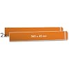2 Reflektoren � 260 x 40 mm - f�r Fahrrad, PKW, Anh�nger, Parkpfosten oder zur Dekoration, orange reflektierend