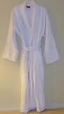 MARRIKAS Bamboo Fiber TERRY Robe WHITE SMALL (6-8)