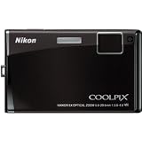 Nikon Coolpix S60 10MP Digital Camera with 5x Optical Vibration Reduction (VR) Zoom (Espresso Black)