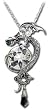 Theomachia Dragon and Crystal Pendant