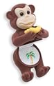 Palm Tree Crystal Necklace in Monkey w/ Banana Gift Box