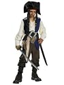 2007 Captain Jack Sparrow DELUXE Kids Costume Officially Pirates of the Caribbean Licensed TM Costume (Sword not included)