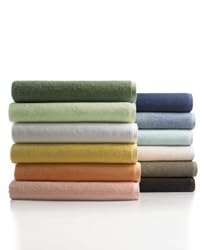 Martha Stewart Collection "Low-Twist" Hand Towel, 16" x 26" Wave