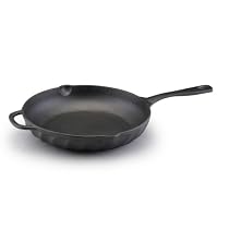 Paula Deen 12 Inch Cast Iron Skillet with Pouring Spouts