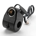12V Motorcycle Motorbike Waterproof Accessory Cigar Lighter Socket w/ 1.5M Loom
