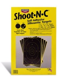 BIRCHWOOD CASEY SHOOT N C SILHOUETTE TARGETSPk 25
