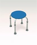 `Bath Stool - Round Blue