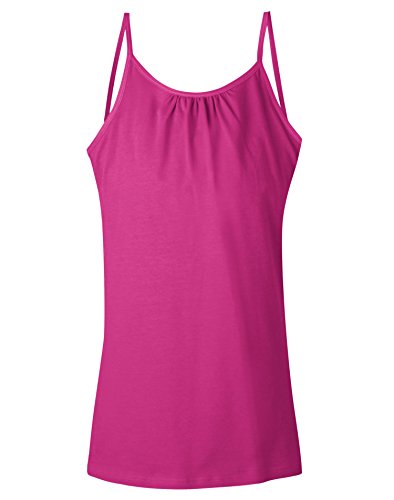 Hanes Girls` Cami with Shelf Bra