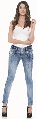 Colombian Push Up Jeans Levanta Cola High Waist Skinny Jeans Stretch Jeans 5104-8