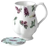 Royal Albert Remedy Teas Mug and Matching Coaster, Peppermint