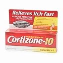 Cortizone 10 Hydrocortisone Anti-Itch Oinment, Maximum Strength 2 oz (57 g)