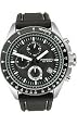 Fossil Decker Silicone Chronograph Black Dial Watch