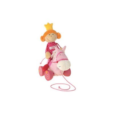 Childrens Toyshop  Spielwaren : sigikid 49909 - PlayQ, Prinzessin m. Nachziehpferd