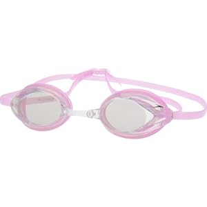 SPEEDO Women's Vanquisher Goggles, Pink/clear