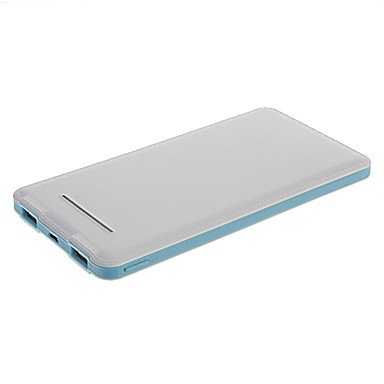 10000mAh Ultrathin MultiOutput External Battery Blue for Photo