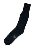 Black Heavyweight Cold Weather Thermal Boot Socks Pair