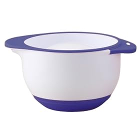 Fiesta Products 3-Quart Mixing Base Bowl with Lid, Blue by Harold Import Company, Inc.