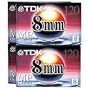 4-Pack Premium 8mm Video Tape
