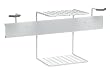 Racor GR-2R Golf Storage Rack with Shelf, White