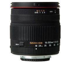 Sigma 18-200mm f/3.5-6.3 DC Lens for Nikon Digital SLR Cameras