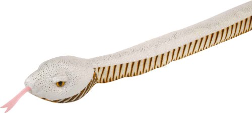 Wild Republic 85054 - Glitterschlange aus Pl&uuml;sch, Weiss, 132 cm Preisvergleich