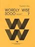 Wordly Wise 3000 Book 7 (Answer Key)