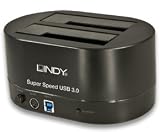 Produkt-Bild: Lindy USB 3.0 Docking & Cloning Station - Massenspeicher Controller - 2,5"/3,5" gemeinsam genutzt, 43112
