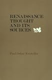 Renaissance Thought and its Sources Paul Oskar Kristeller