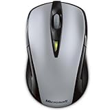 Microsoft 2.4 GHz Cordless / Wireless High Definition Laser Mouse 7000 with Tilt Wheel for All Acer, Aspire, Timeline, One, Extensa, eMachines, Laptop, Notebook, Netbook or Desktop Computers - Black & Silver