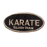 Karate Silver Team Patch