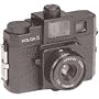 Holga 120CFN Medium Format Fixed Focus Camera with Lens and Built-in Flash with Color Filter Wheel