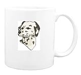 Mug with head, dog, dalmatian, face, canine