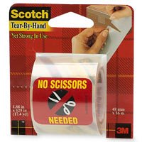 Click here to buy Scotch Tear-By-Hand Packaging Tape by Scotch.