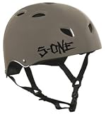 S-ONE Trian Professional Skateboard Helmet - Grey