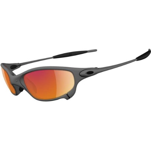 Oakley Juliet Men’s Active Race Wear Sunglasses – Color: X Metal/Ruby Iridium