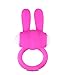 ZIOOER Fetish Penis Ring Vibrating Mini Silicone Rabbit Cock Ring Stimulator Sex Toy